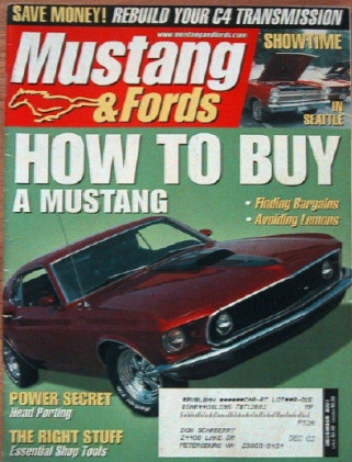 MUSTANG & FORDS 2001 DEC - SMOKEY's BOSS, 428SCJ